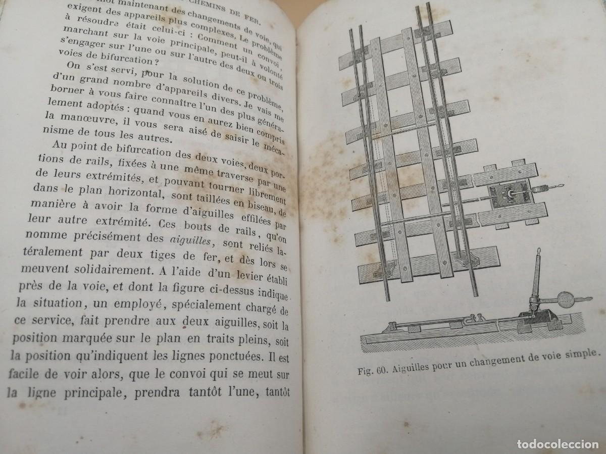 Libros antiguos: SIMPLE EXPLICATION DES CHEMINS DE FER GUILLEMIN 1862 ILLUSTR&Eacute;E - Foto 10