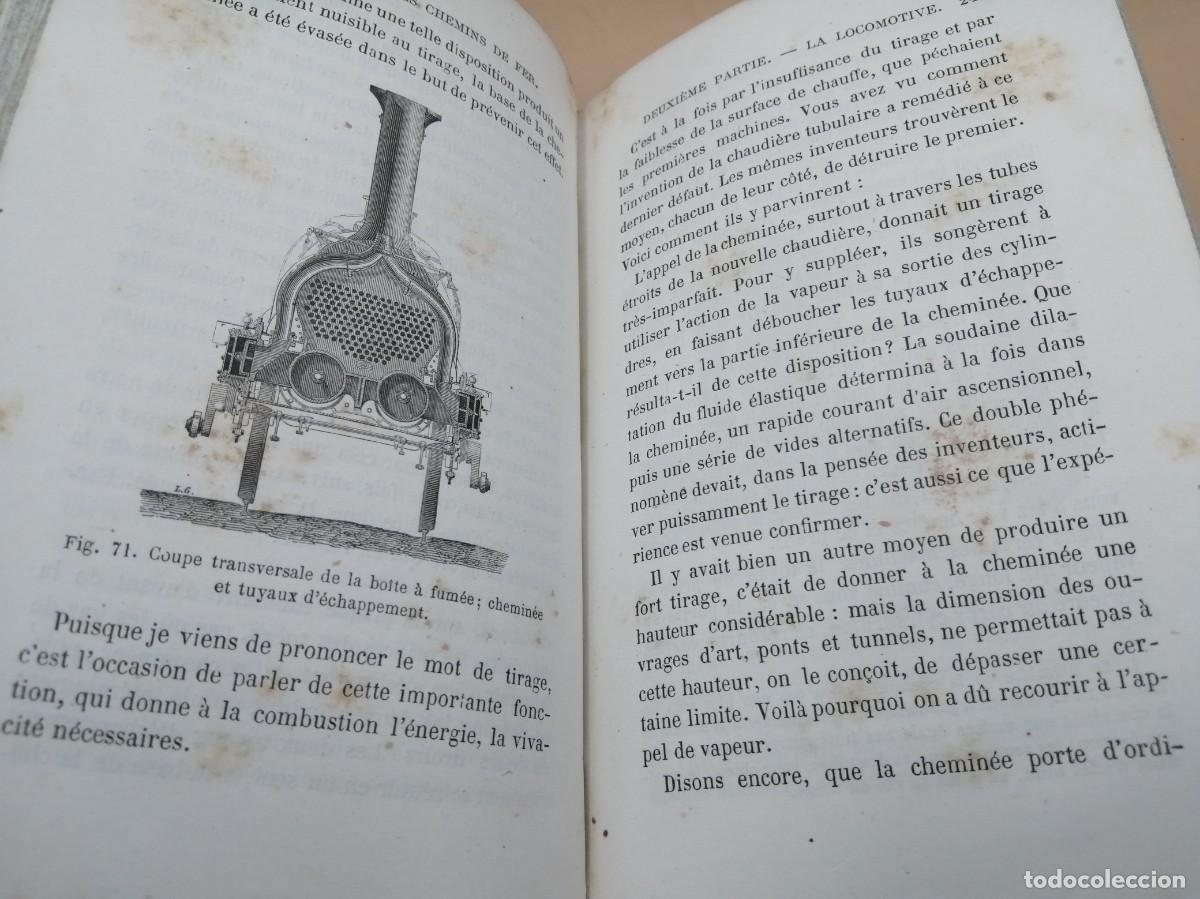 Libros antiguos: SIMPLE EXPLICATION DES CHEMINS DE FER GUILLEMIN 1862 ILLUSTR&Eacute;E - Foto 11
