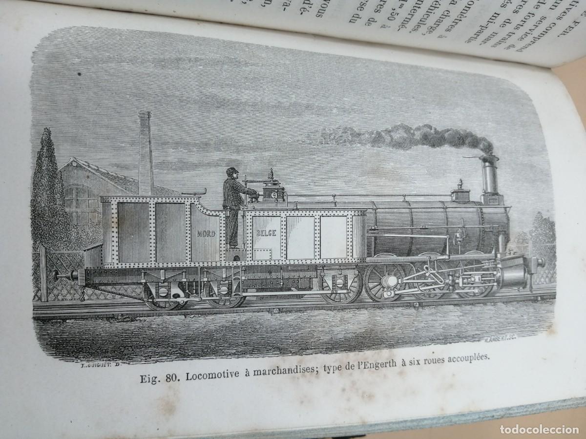 Libros antiguos: SIMPLE EXPLICATION DES CHEMINS DE FER GUILLEMIN 1862 ILLUSTR&Eacute;E - Foto 12