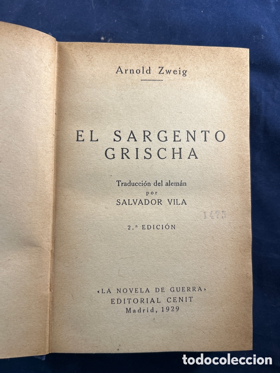 Libros antiguos: El sargento Grischa - Foto 1