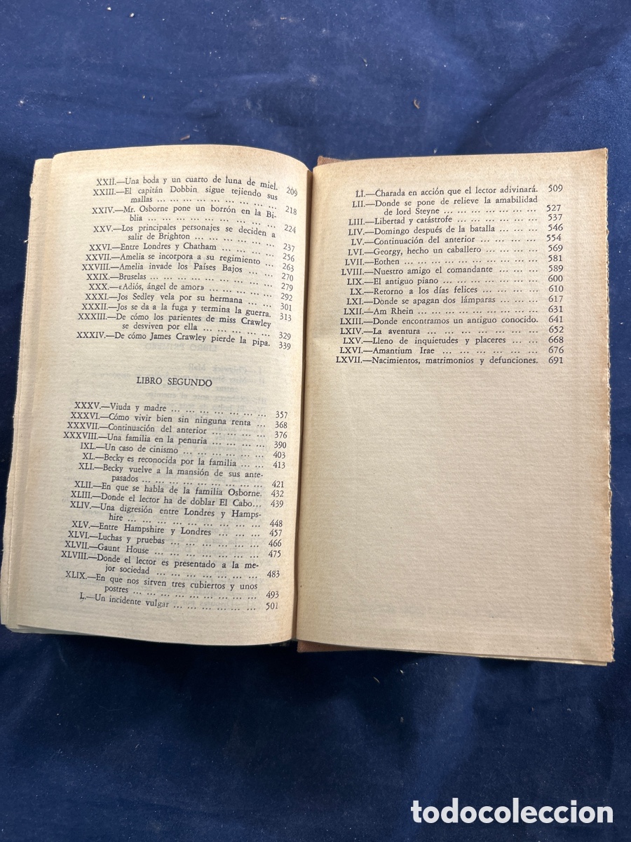 Libros antiguos: La feria de las vanidades - Foto 5