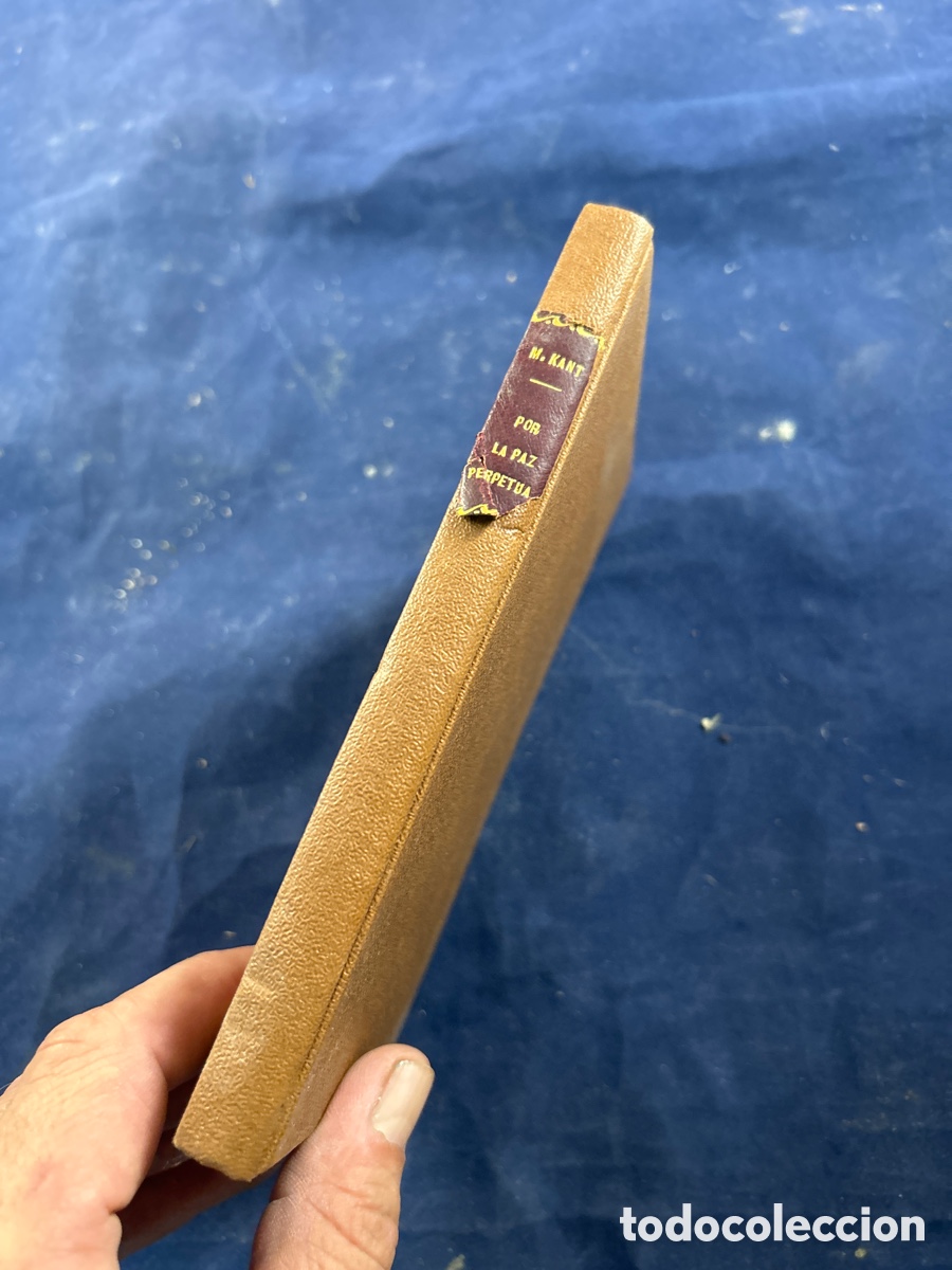 Libros antiguos: Por La Paz perpetua - Foto 3