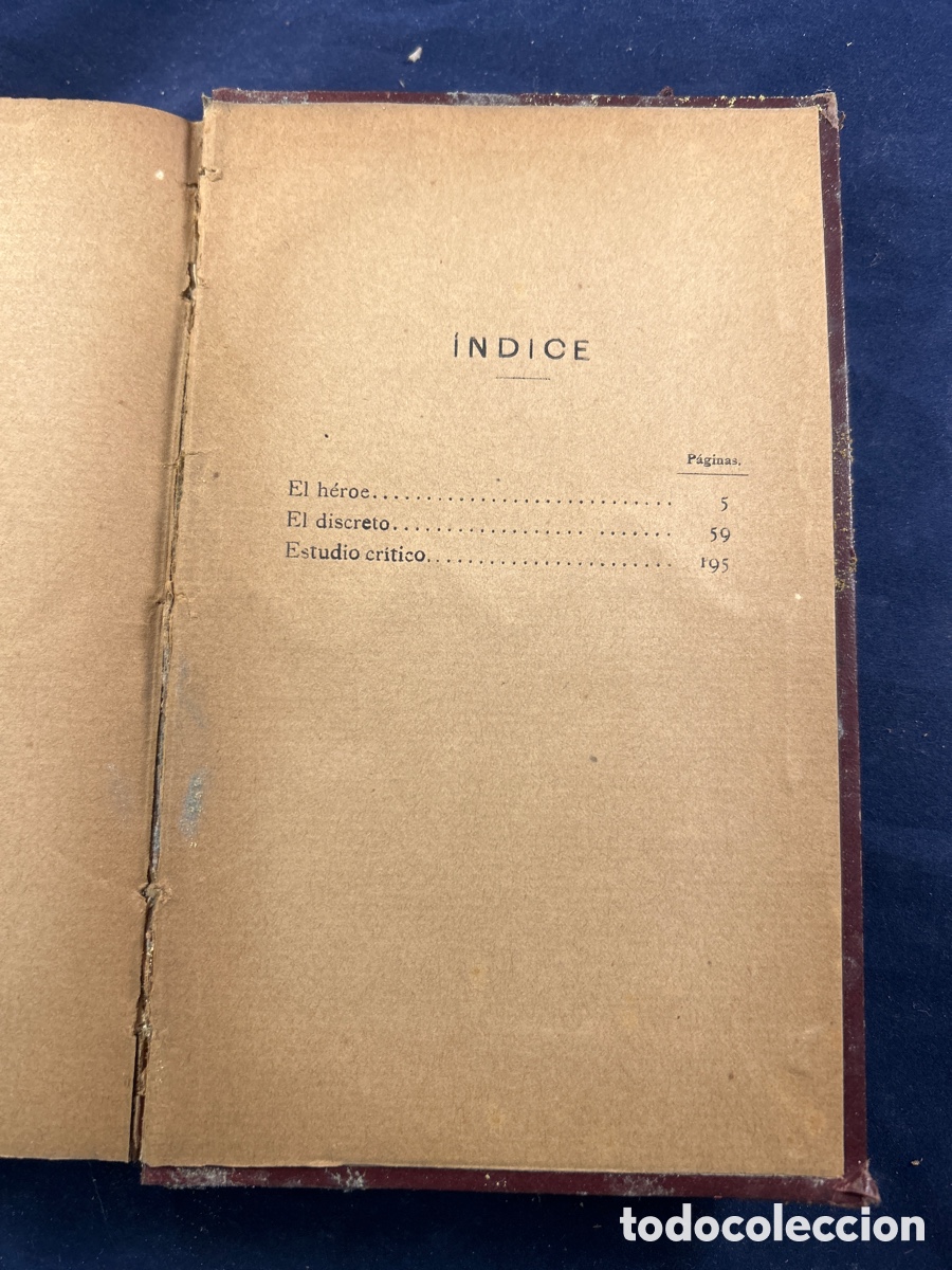 Libros antiguos: EL H&Eacute;ROE EL DISCRETO ARTURO FARINELLI - Foto 2