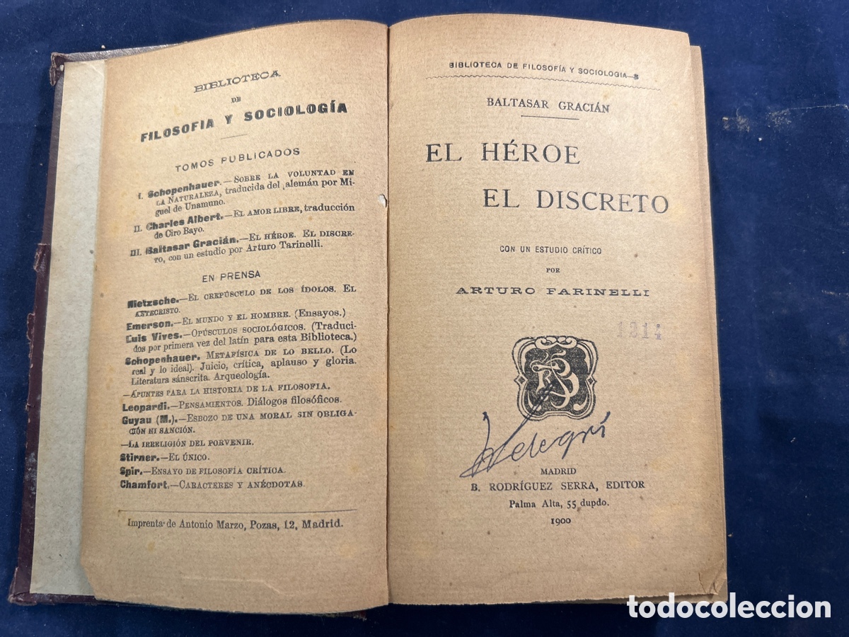 el h roe el discreto arturo farinelli Compra venta en todocoleccion