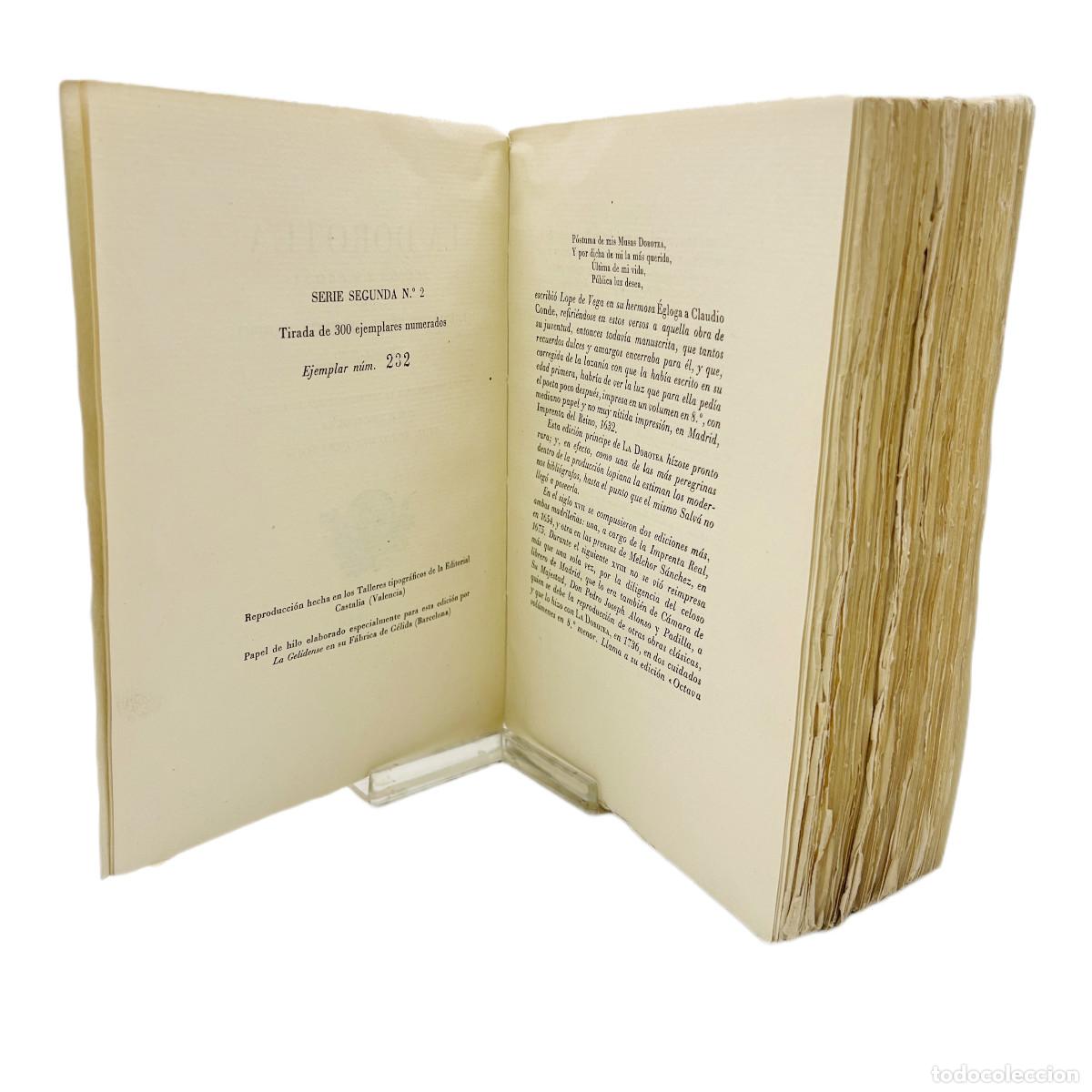 Libros antiguos: LOPE DE VEGA - LA DOROTEA - 1951 - Foto 2