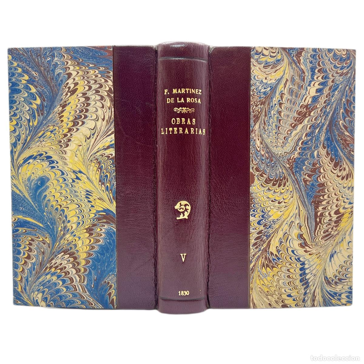 Libros antiguos: FRANCISCO MARTINEZ DE LA ROSA - OBRAS LITERARIAS - 1834 - Foto 2