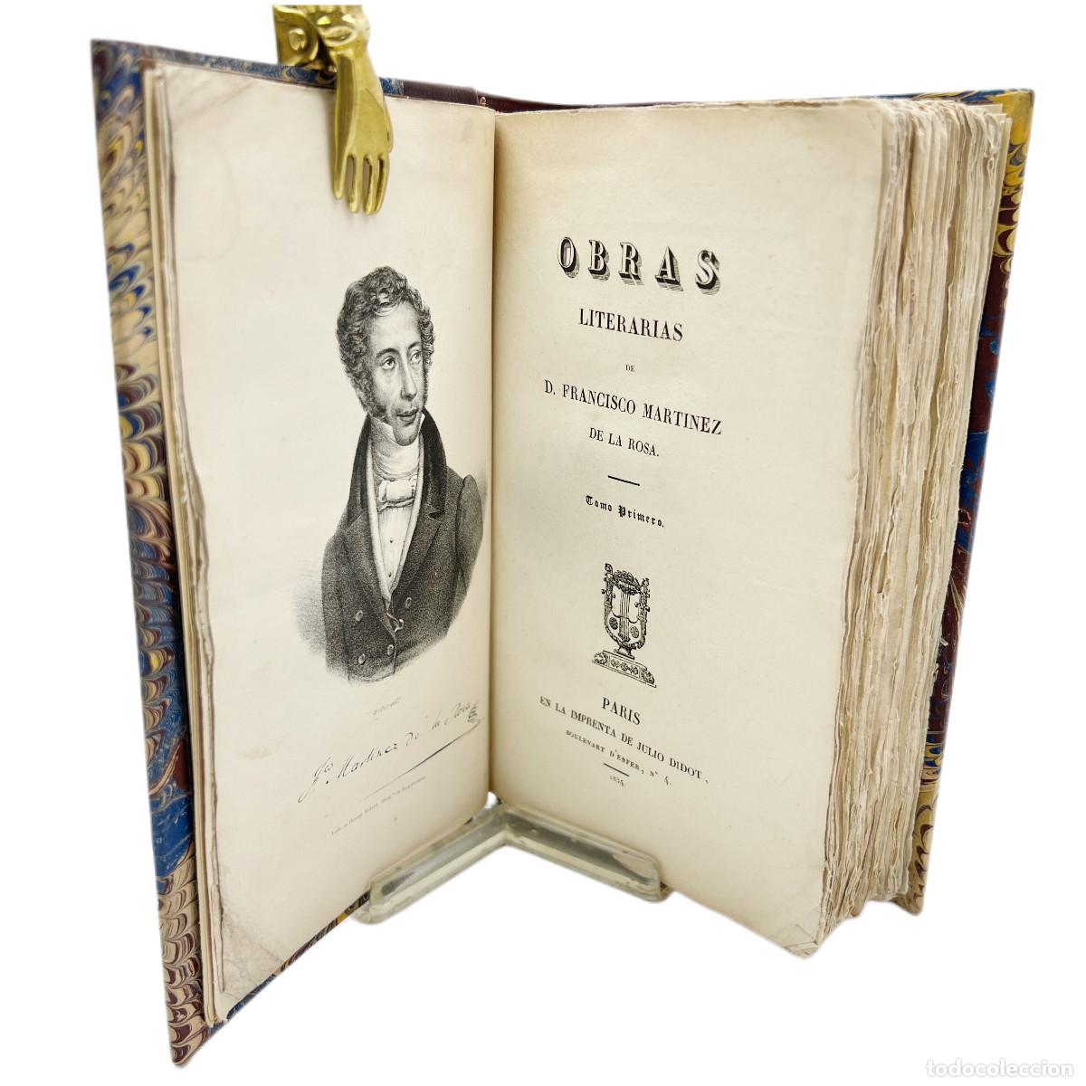 Libros antiguos: FRANCISCO MARTINEZ DE LA ROSA - OBRAS LITERARIAS - 1834 - Foto 4