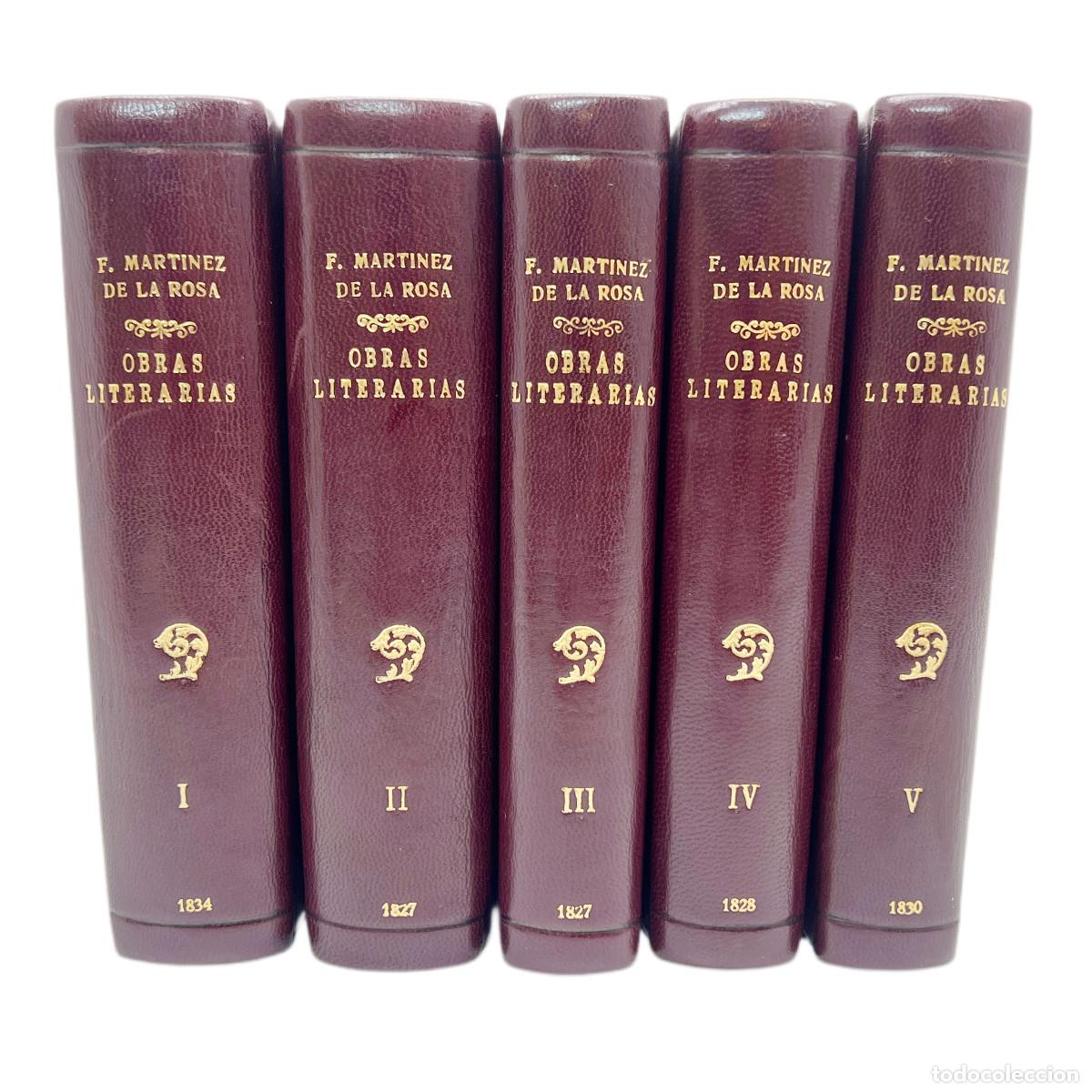 Libros antiguos: FRANCISCO MARTINEZ DE LA ROSA - OBRAS LITERARIAS - 1834 - Foto 1