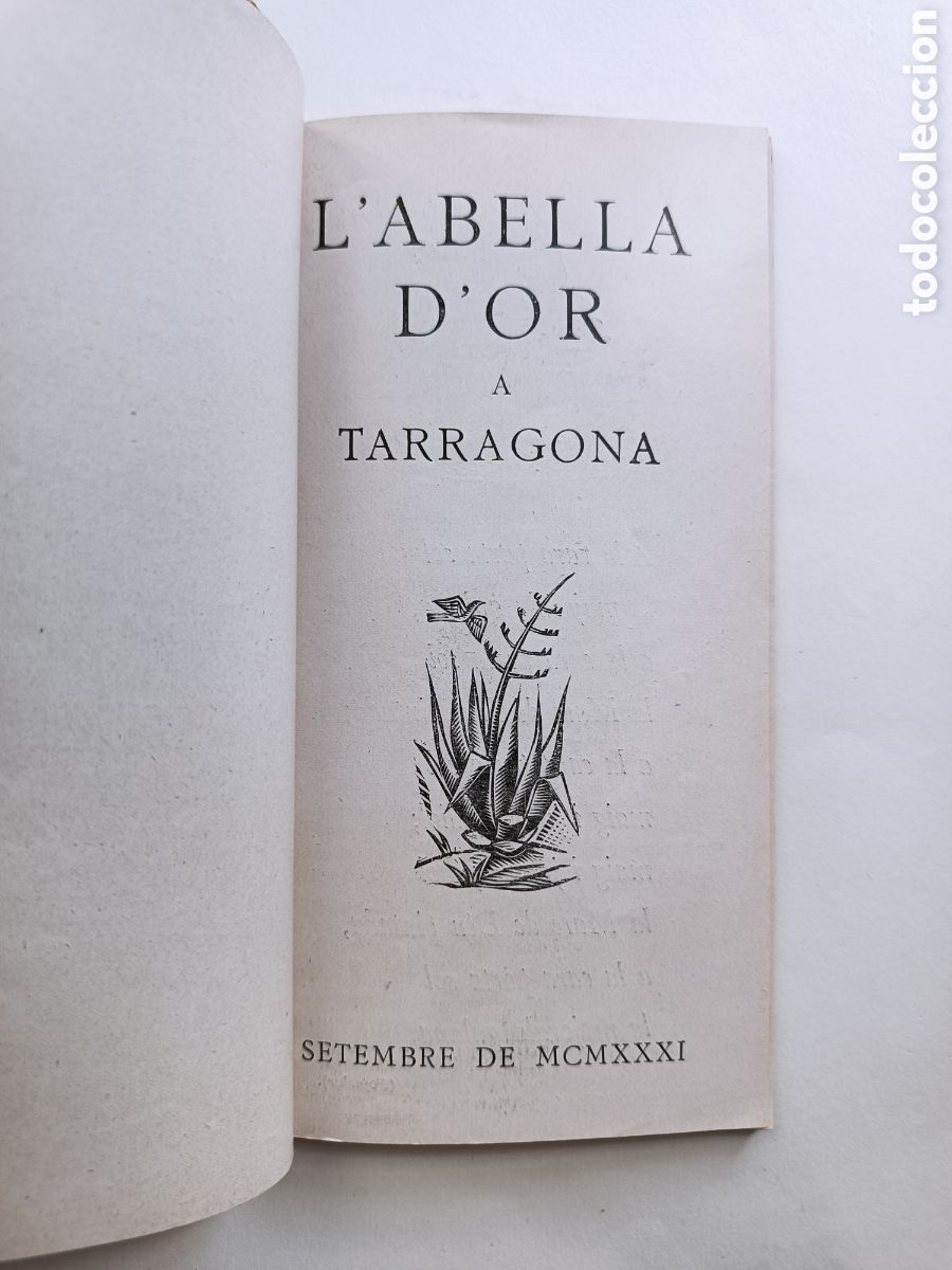 Libros antiguos: Labella dor a Tarragona 1931 - Foto 2