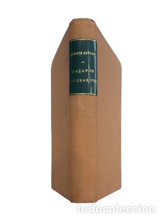 Old books: GAZAPOS LITERARIOS.- Alberto Sevilla (1900)