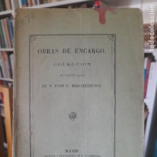 Libros antiguos: LITERATURA. OBRAS DE ENCARGO, COLECCIÓN, JUAN E. HARTZENBUSCH, MADRID, RIVADENEYRA, 1864, L42