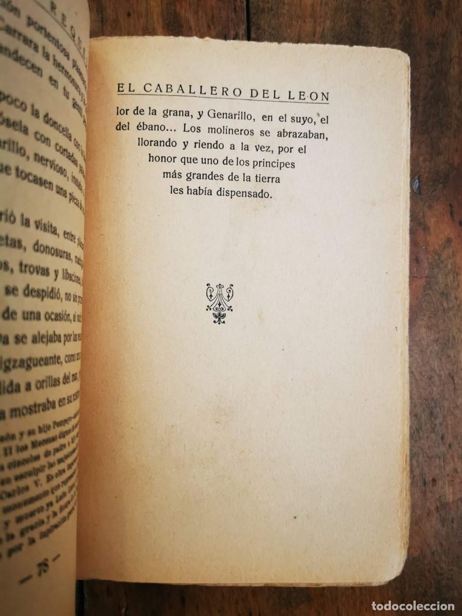 Libros antiguos: REQUEJO, Gerardo. El caballero del le&oacute;n - Foto 3
