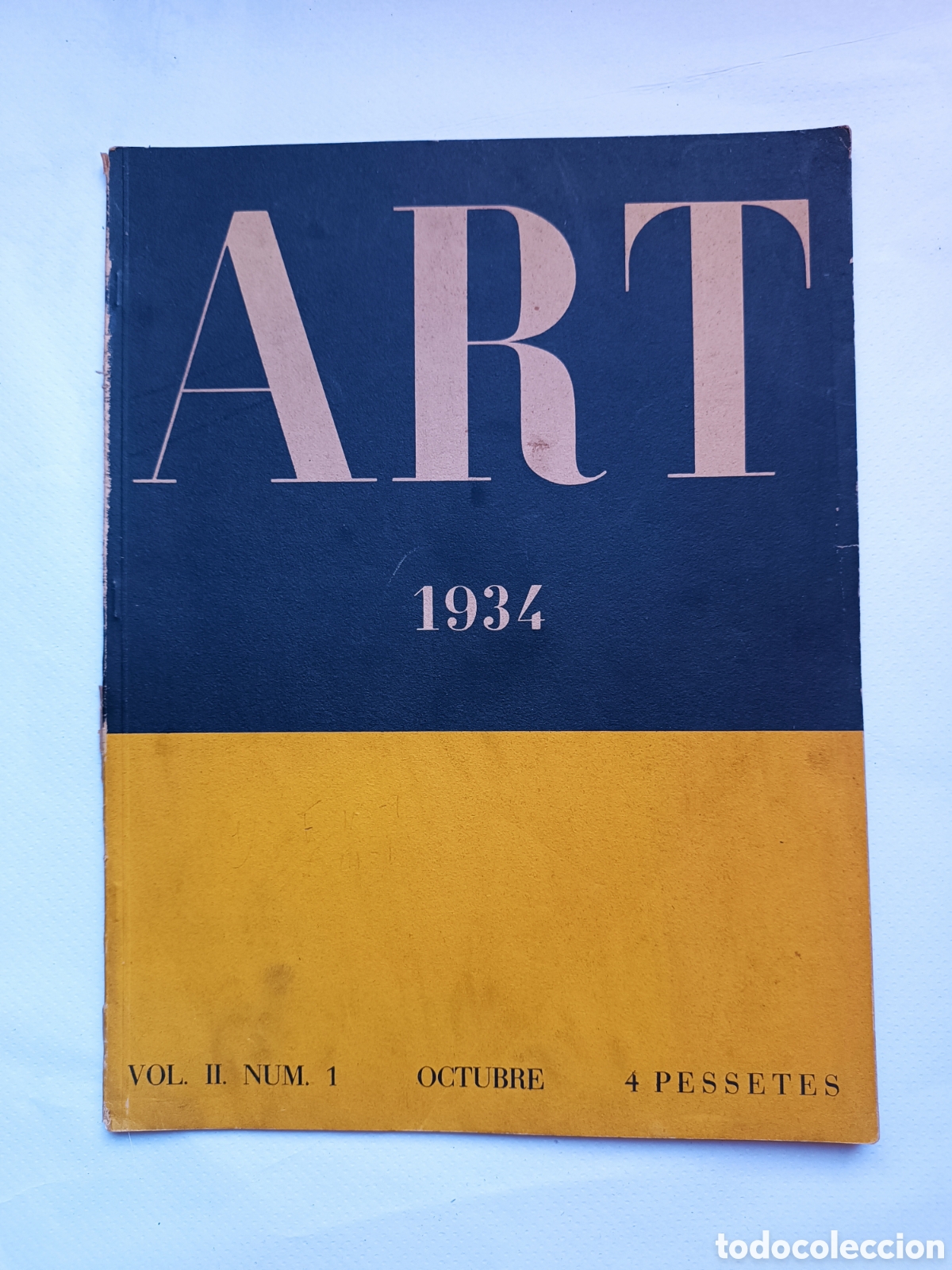 Libros antiguos: Art volum 2 n&uacute;mero 1octubre de 1934 - Foto 1
