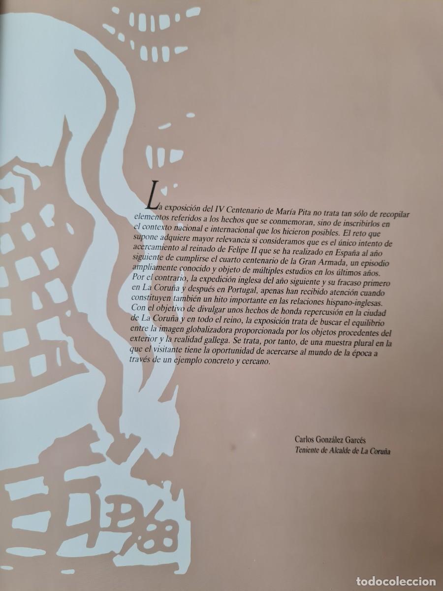 Libros antiguos: EXPOSICION IV CENTENARIO DE MARIA PITA - Foto 5