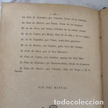 Libros antiguos: Manual te&oacute;rico-pr&aacute;ctico de las Barajas Mitol&oacute;gicas, de 1901 - Foto 1