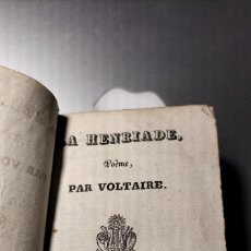 Libros antiguos: TRES OBRAS FRANCESAS 1826: VOLTAIRE. BUENA ENCUADERNACIÓN DE ÉPOCA.