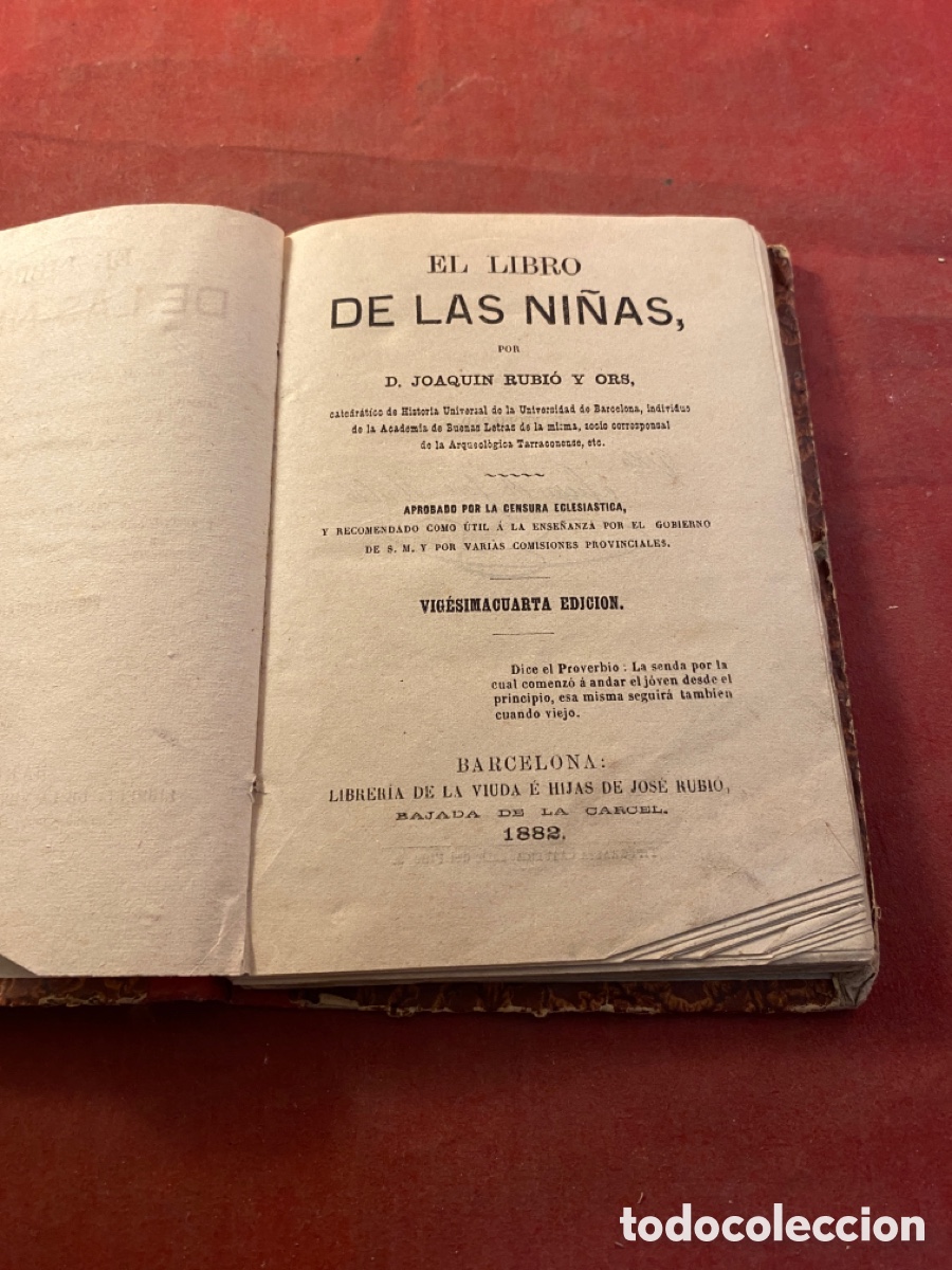 Libros antiguos: El libro de las ni&ntilde;as - Foto 1