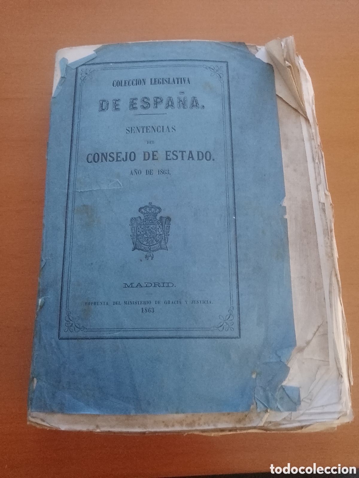 Libros antiguos: Sentencias Consejo De Estado - Foto 1