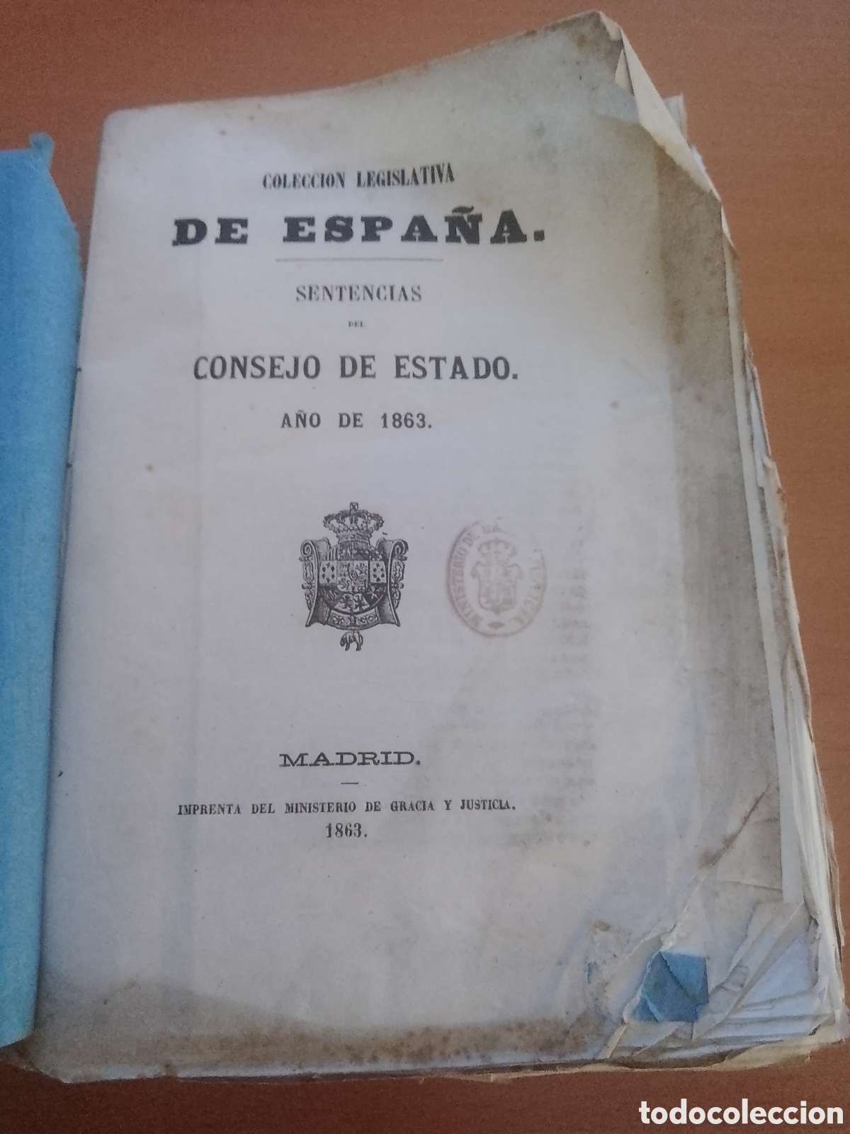Libros antiguos: Sentencias Consejo De Estado - Foto 2