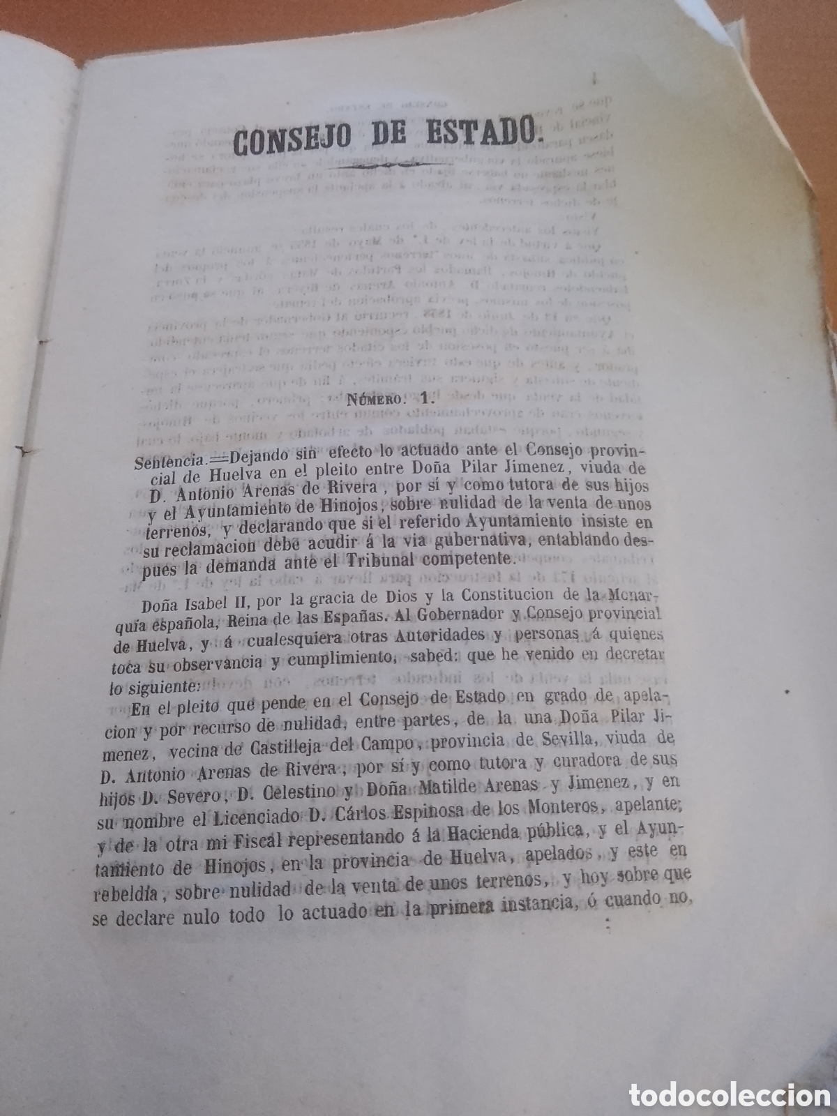 Libros antiguos: Sentencias Consejo De Estado - Foto 3