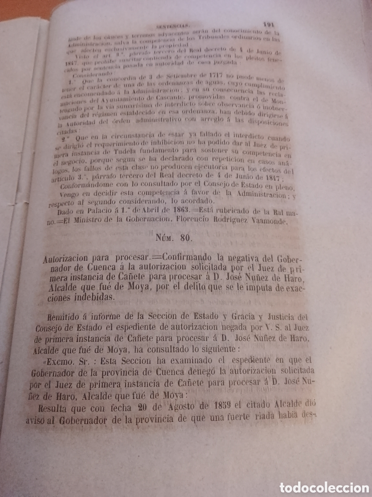 Libros antiguos: Sentencias Consejo De Estado - Foto 7