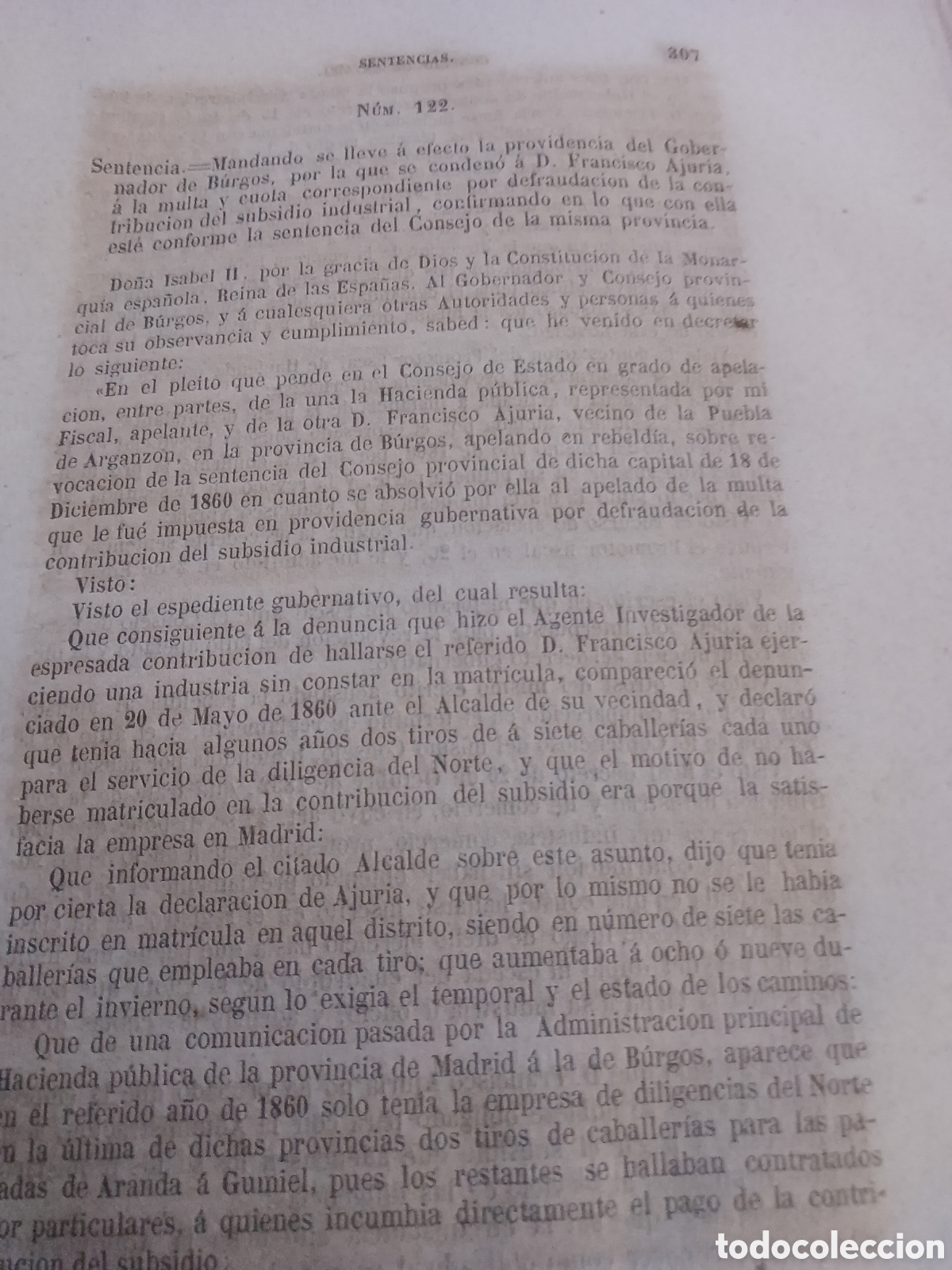 Libros antiguos: Sentencias Consejo De Estado - Foto 8