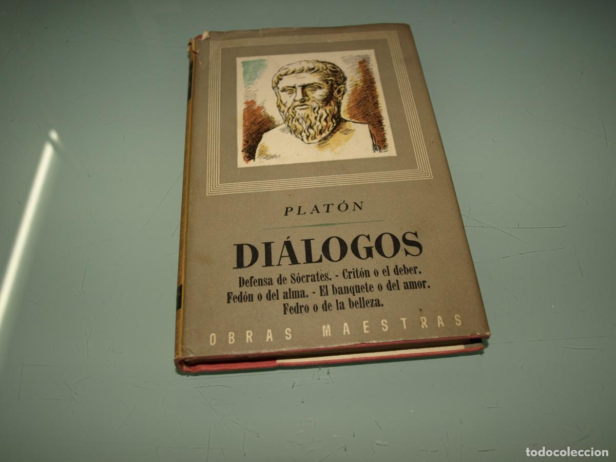 Libros antiguos: Platon, Dialogos, Obras maestras - Foto 1