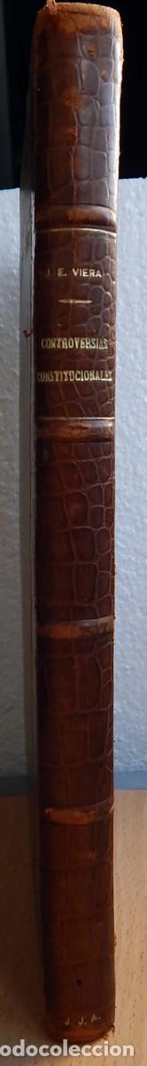 Livros antigos: Juan Enrique Viera - Controversias constitucionales, 1895