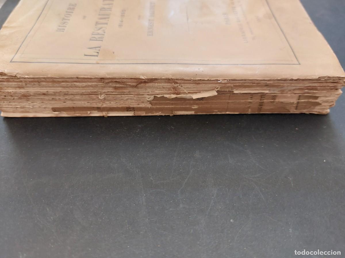 Libros antiguos: Histoire de la Restauration- Ernest Daudet- 1882 - Foto 2