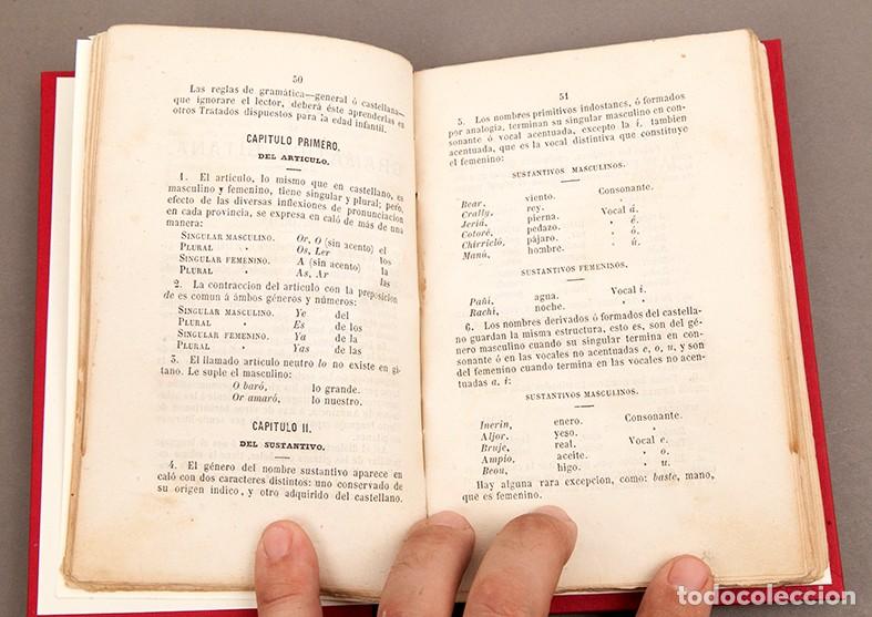 Libros antiguos: El Gitanismo - Francisco Quindal&eacute; - 1870 - Lengua gitana - Foto 4