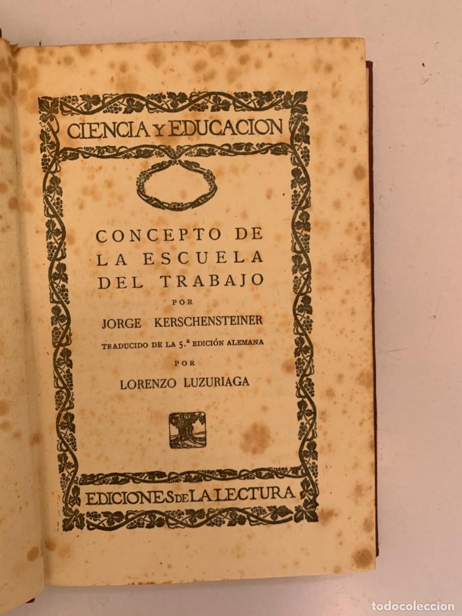 Libros antiguos: La escuela del trabajo (Bols 1) - Foto 2