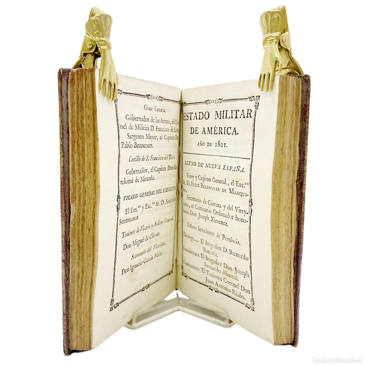 Libros antiguos: EJ&Eacute;RCITOS DE ESPA&Ntilde;A - ESTADO MILITAR DE ESPA&Ntilde;A - 1801 - Foto 4