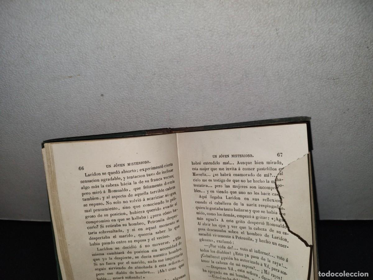 Libros antiguos: 190- UN JOVEN MISTERIOSO - KOCK - 1874 - Foto 6