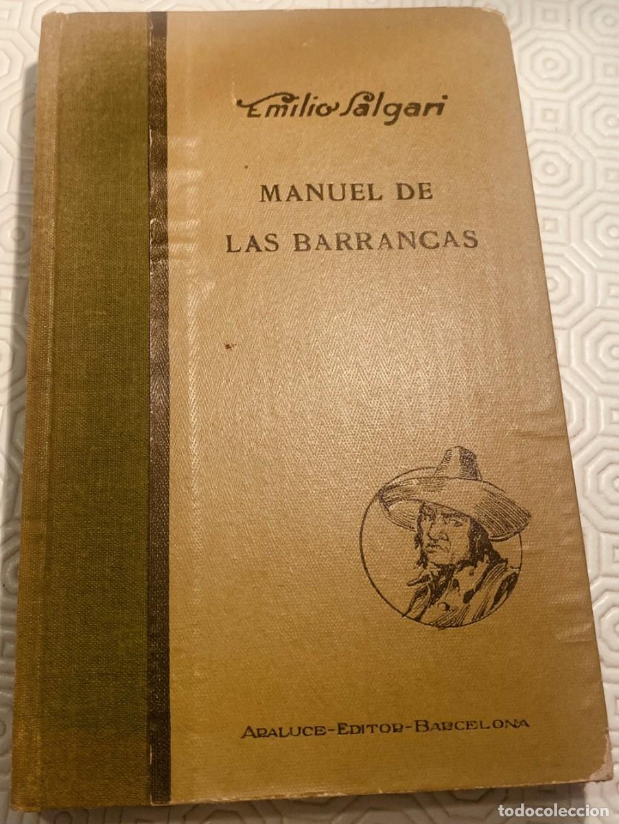Libros antiguos: Manuel de las barrancas - Emilio Salgari - Foto 1