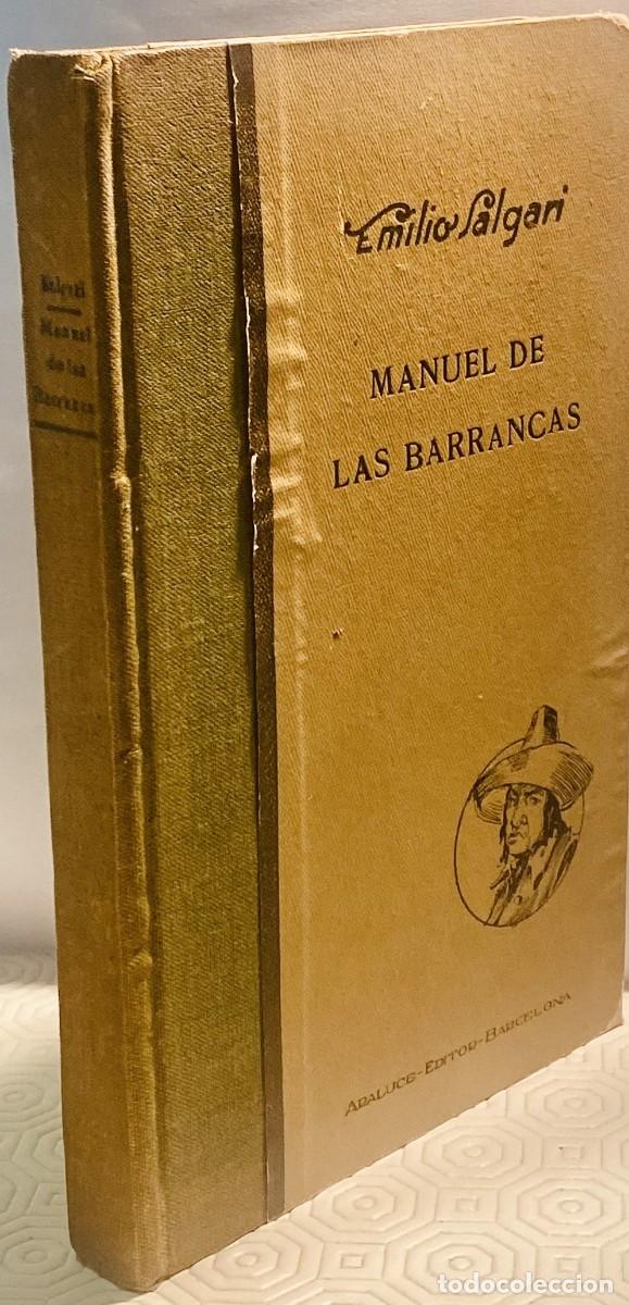Libros antiguos: Manuel de las barrancas - Emilio Salgari - Foto 3