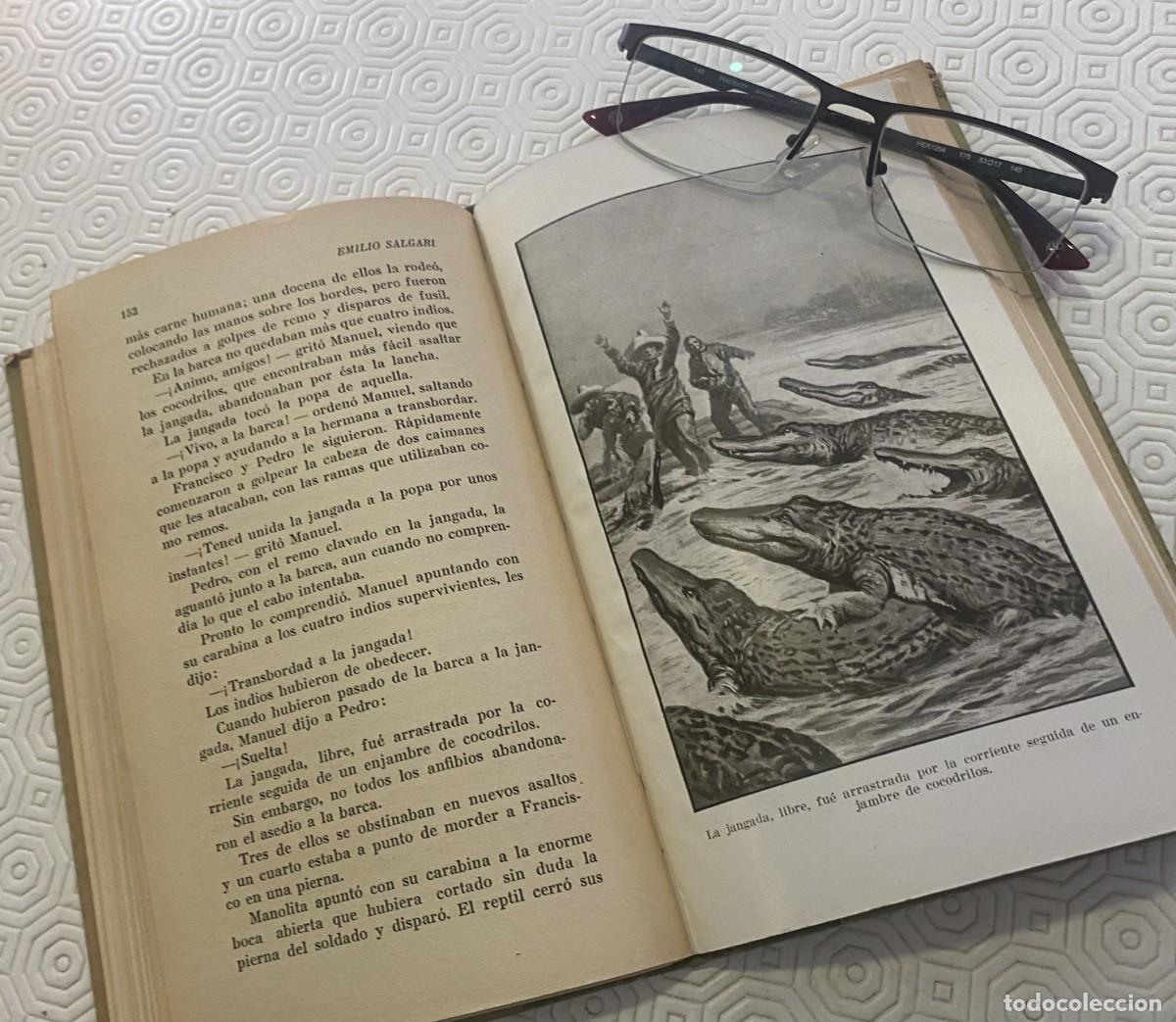 Libros antiguos: Manuel de las barrancas - Emilio Salgari - Foto 6