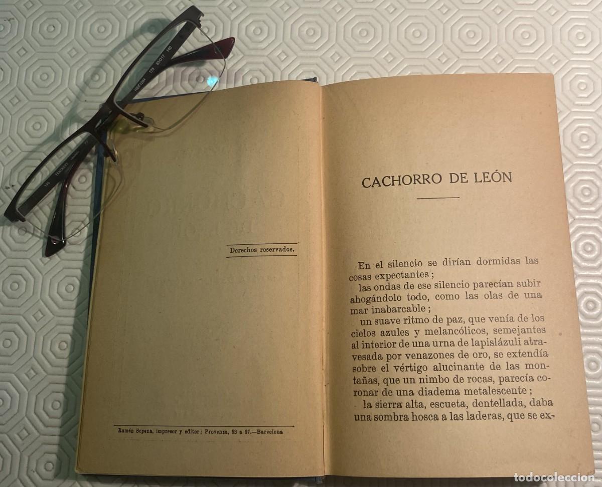 Libros antiguos: Cachorro de Le&oacute;n de Vargas Vila - Foto 4