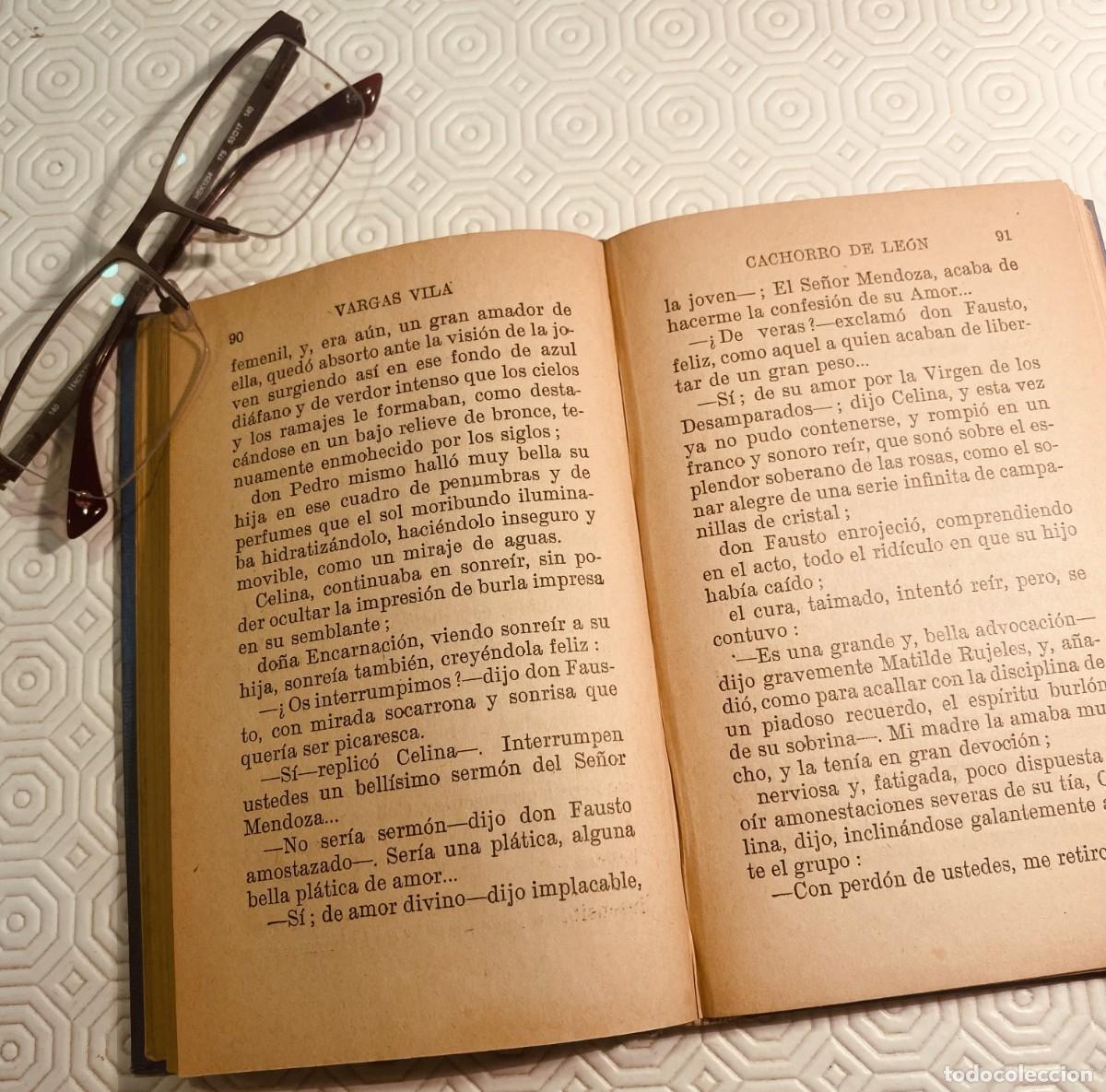 Libros antiguos: Cachorro de Le&oacute;n de Vargas Vila - Foto 5