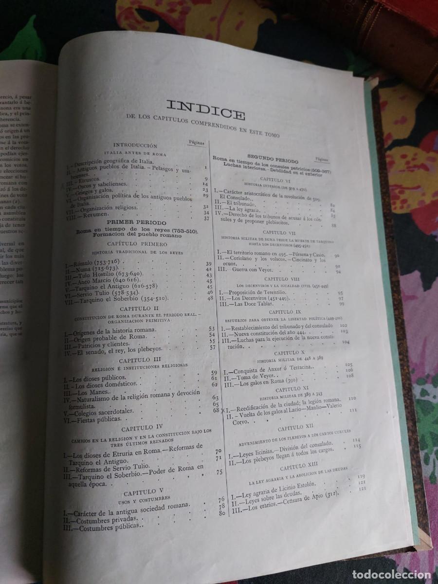 Libros antiguos: Historia de los romanos - Foto 10
