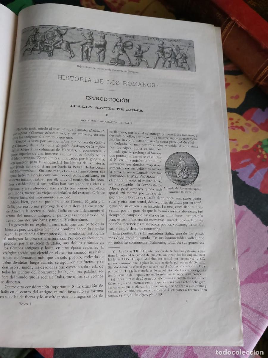 Libros antiguos: Historia de los romanos - Foto 18