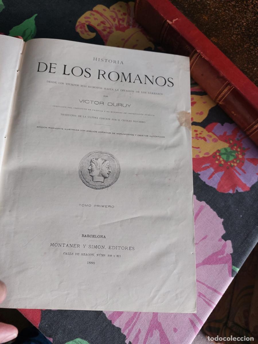 Libros antiguos: Historia de los romanos - Foto 20