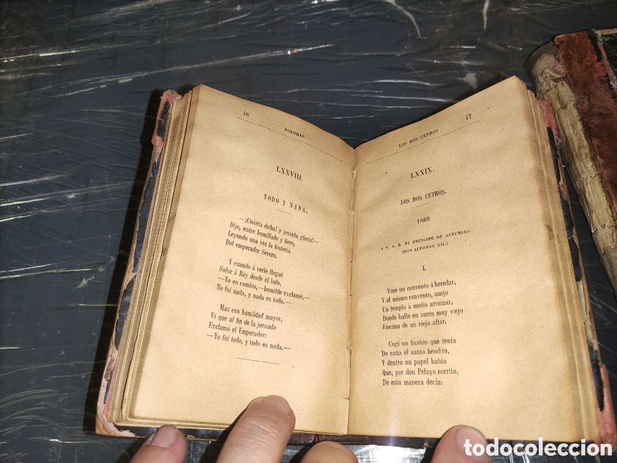 Libros antiguos: Biblioteca Selecta.... Obras de Ramon Campoamor. - Foto 4
