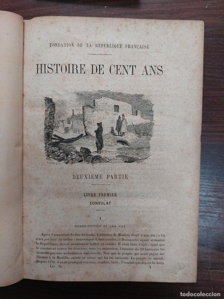 Libros antiguos: Histoire de cent ans- Cesar Cantu- Tomo II - con ex libris- 1859 - Foto 1