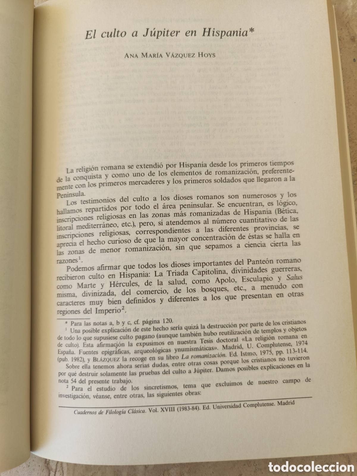 Libros antiguos: Cuadernos de filolog&iacute;a cl&aacute;sica. - Foto 4