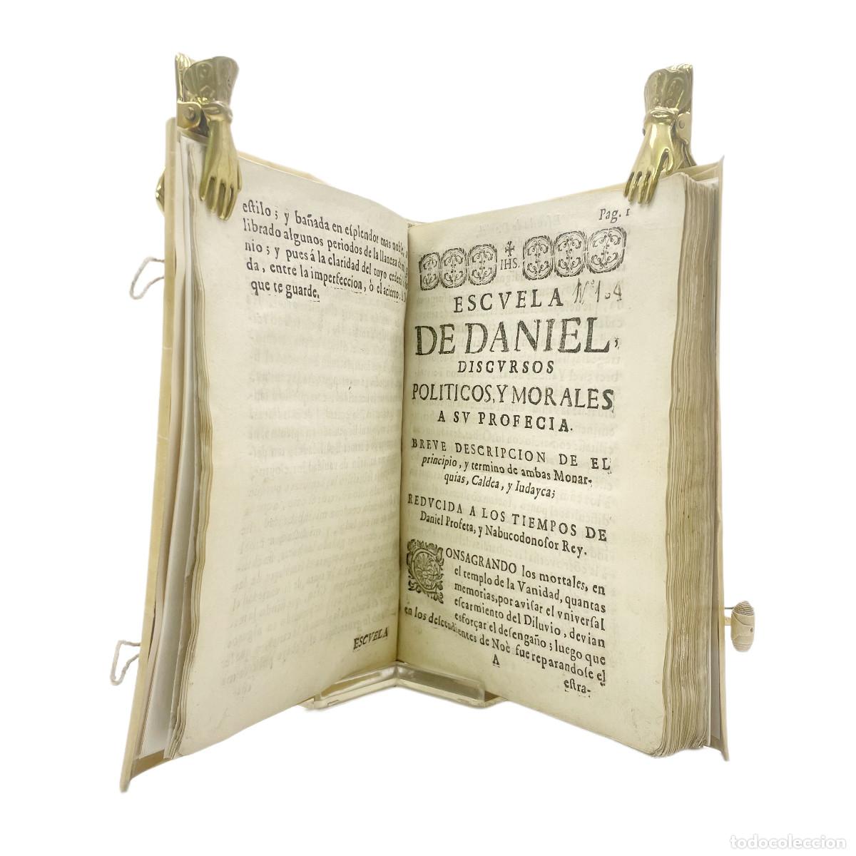 Libros antiguos: GIN&Eacute;S MIRALLES - ESCUELA DE DANIEL (2&ordf; EDICI&Oacute;N) - 1694 - Foto 3