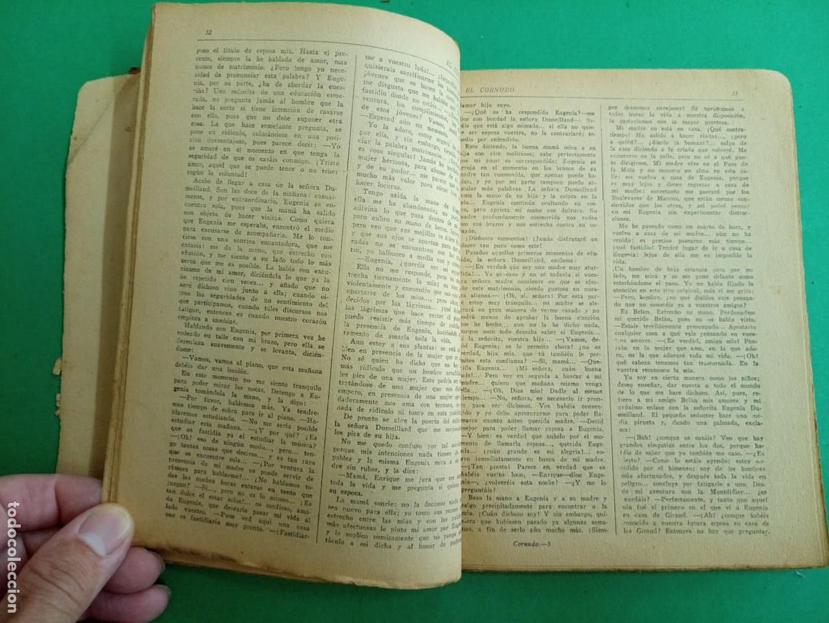 Libros antiguos: Antiguo libro EL CORNUDO. Paul de Kock. Barcelona. - Foto 4