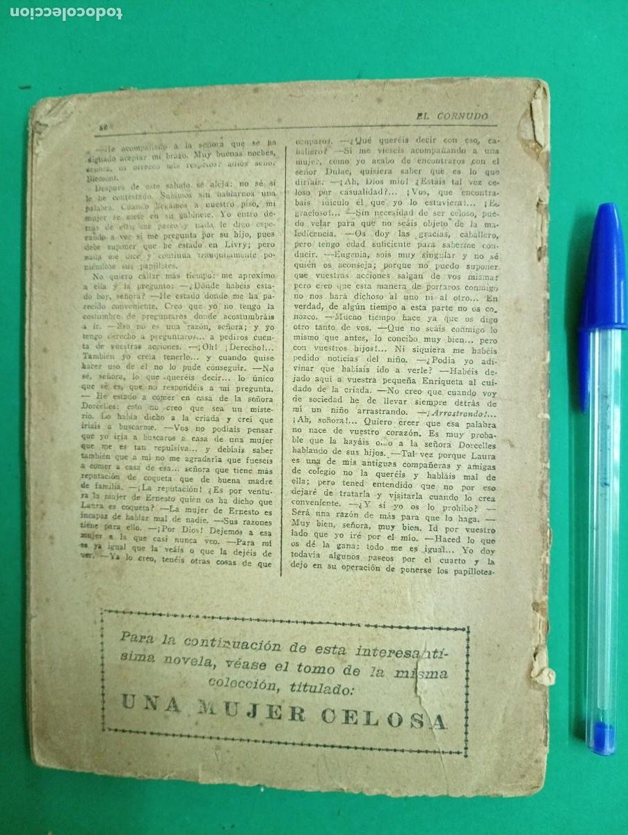 Libros antiguos: Antiguo libro EL CORNUDO. Paul de Kock. Barcelona. - Foto 6