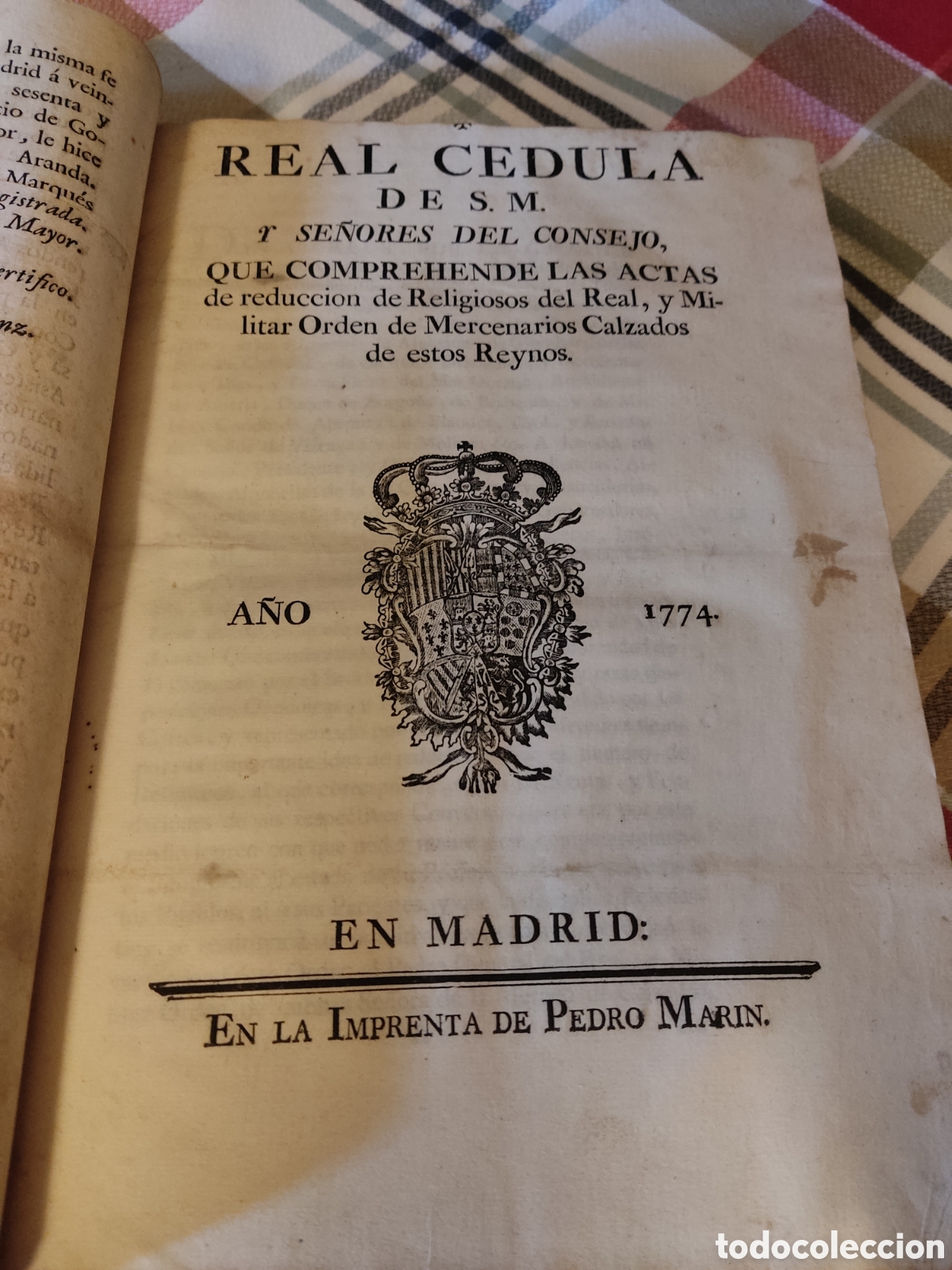 Libros antiguos: Cedulas reales I 1588 varios - Foto 9