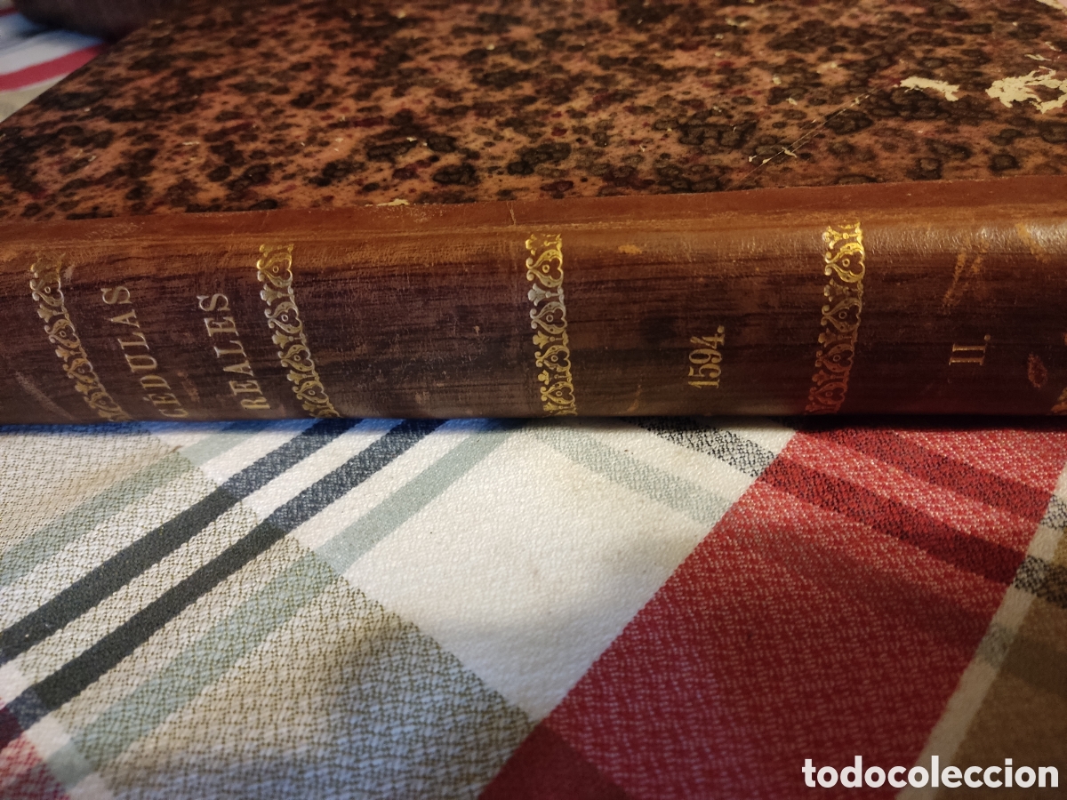 Libros antiguos: Cedulas reales II 1594 - Foto 2
