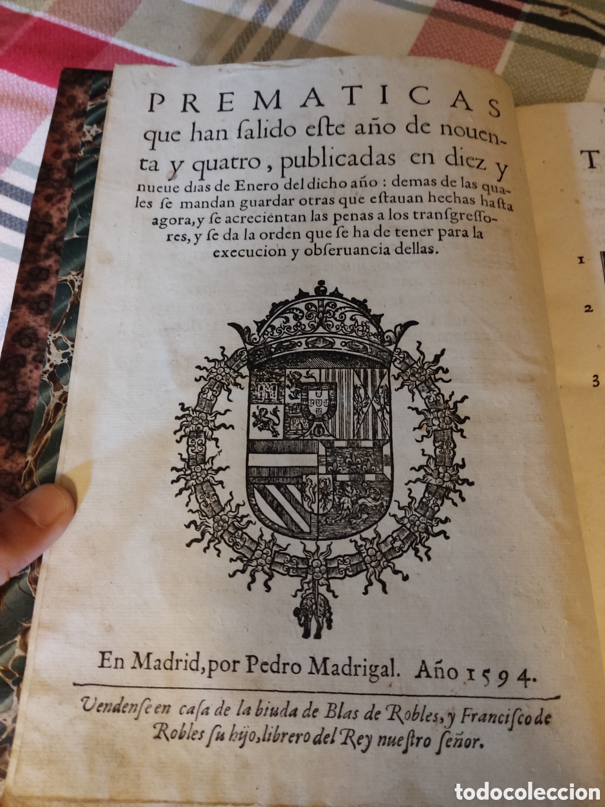 Libros antiguos: Cedulas reales II 1594 - Foto 3